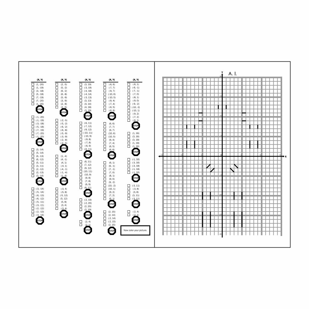 Graph Art Worksheets Printable Printablee Graph Art Worksheets Printable Printablee