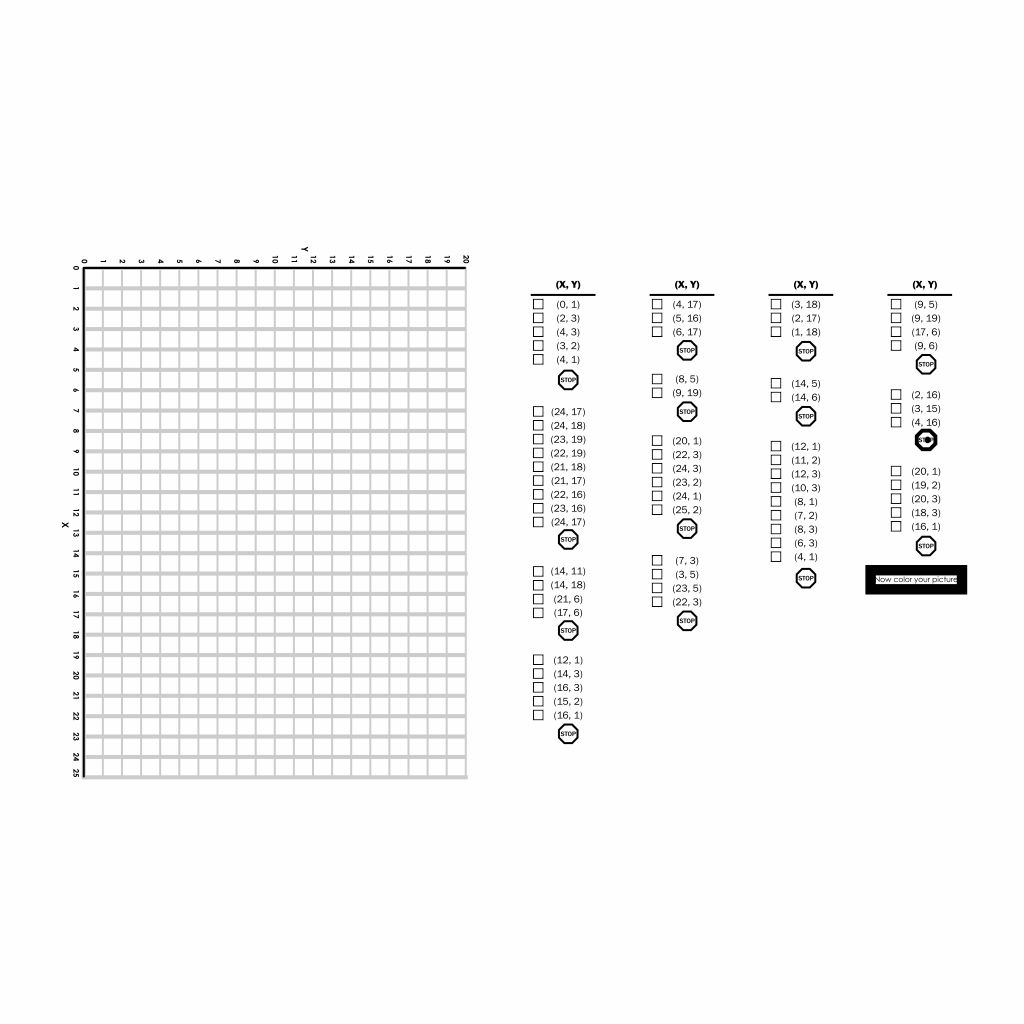 graph art worksheets printable image