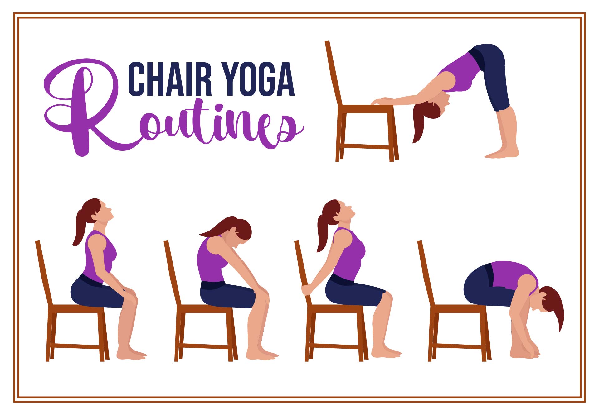 8 Best Images of Printable Chair Yoga Routines Senior Chair Yoga