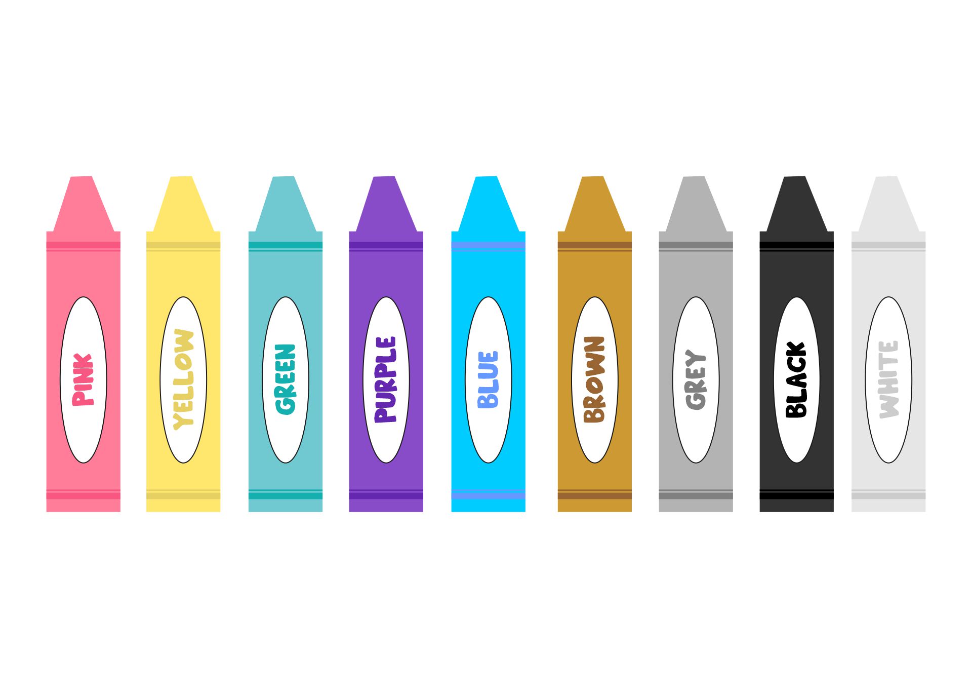 5 Best Images Of Color Crayons Printable Pattern Free Printable 