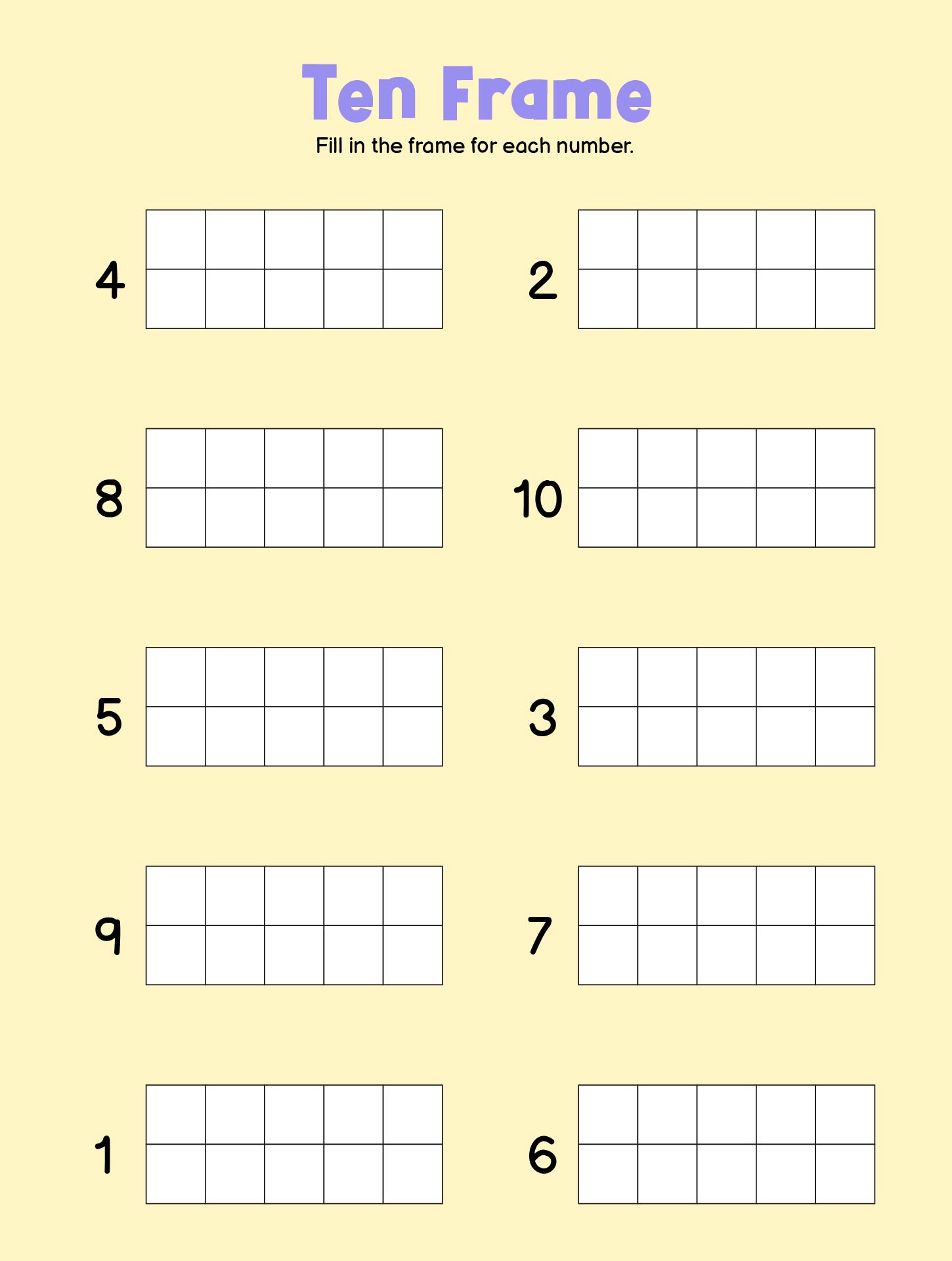 Computation Math Worksheet