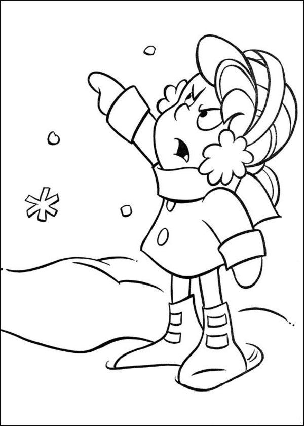 baby frosty the snowman coloring pages - photo #19