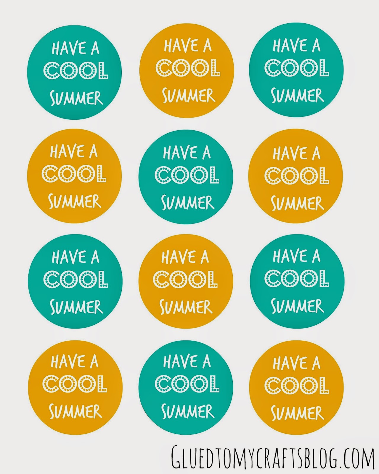 Have A Cool Summer Free Printable Tags Stephenson