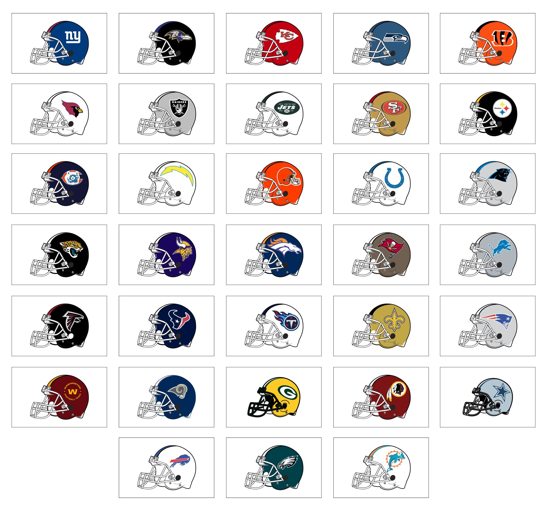 7 Best Images Of NFL Football Logos Printable NFL Football Team Logo 