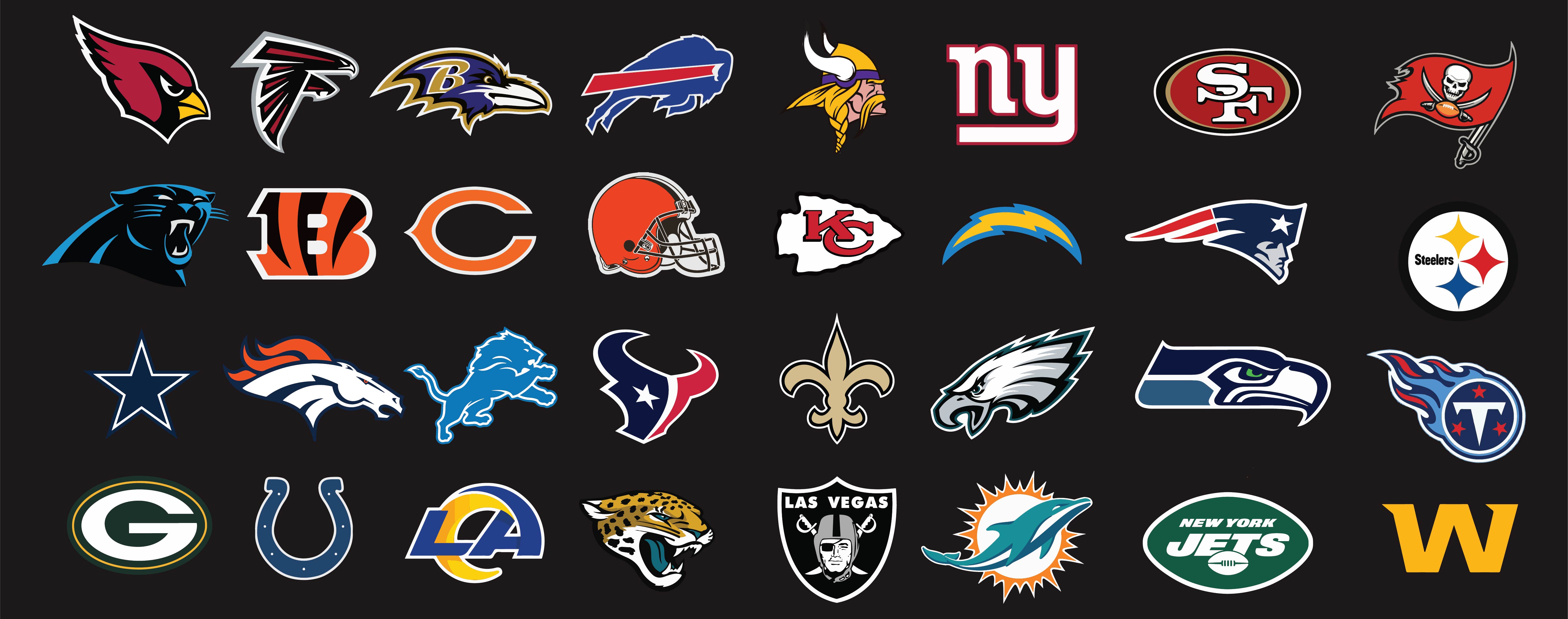 7 Best Images of NFL Football Logos Printable NFL Football Team Logo