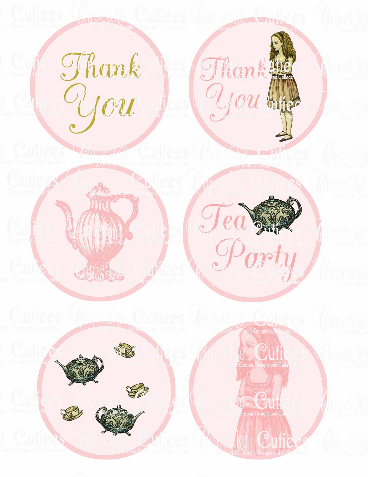 9 Best Images of Vintage Tea Bag Printables Vintage Tea Party
