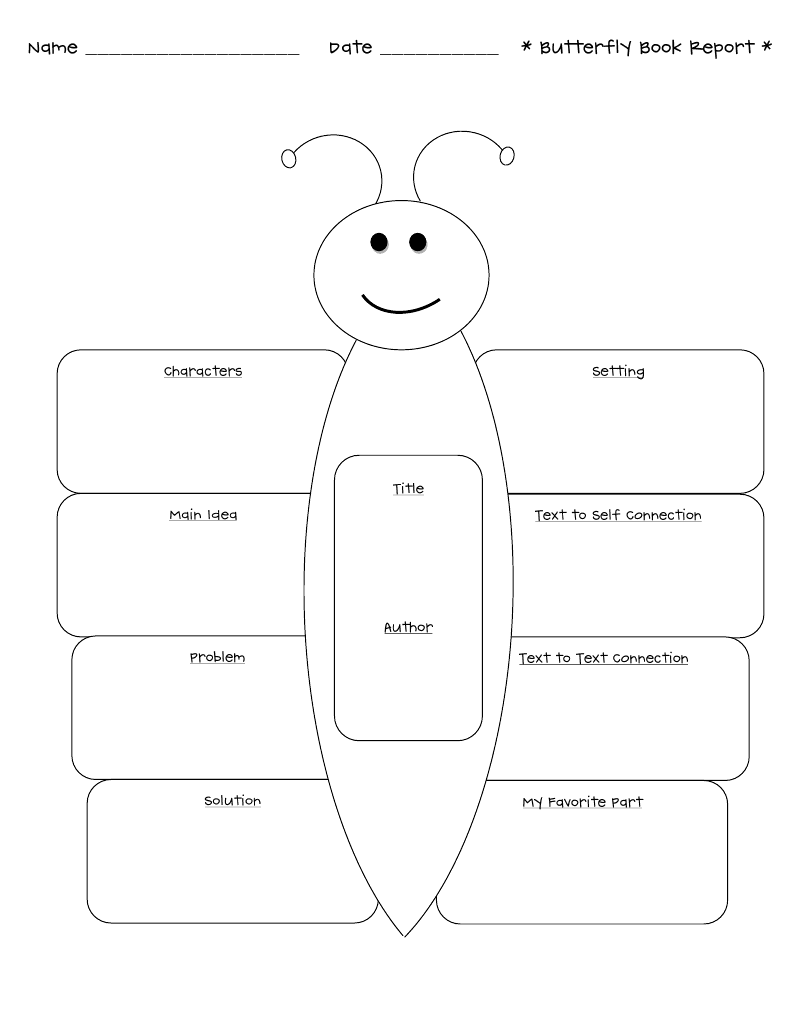 6 Best Images of Easy Book Report Printable Template Printable Book