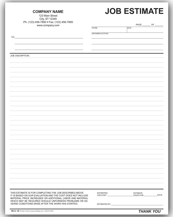 word-estimate-template-database