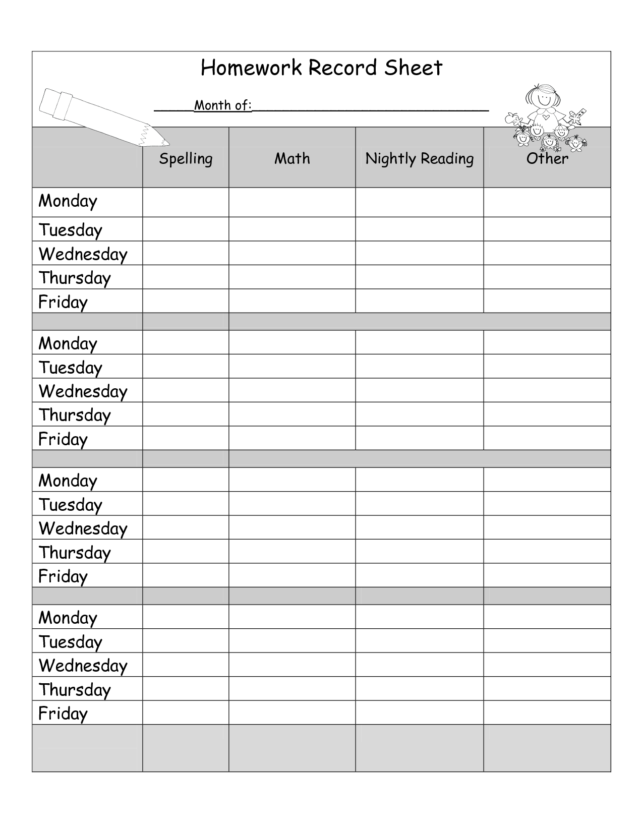 7-best-images-of-printable-daily-homework-sheet-high-school-homework