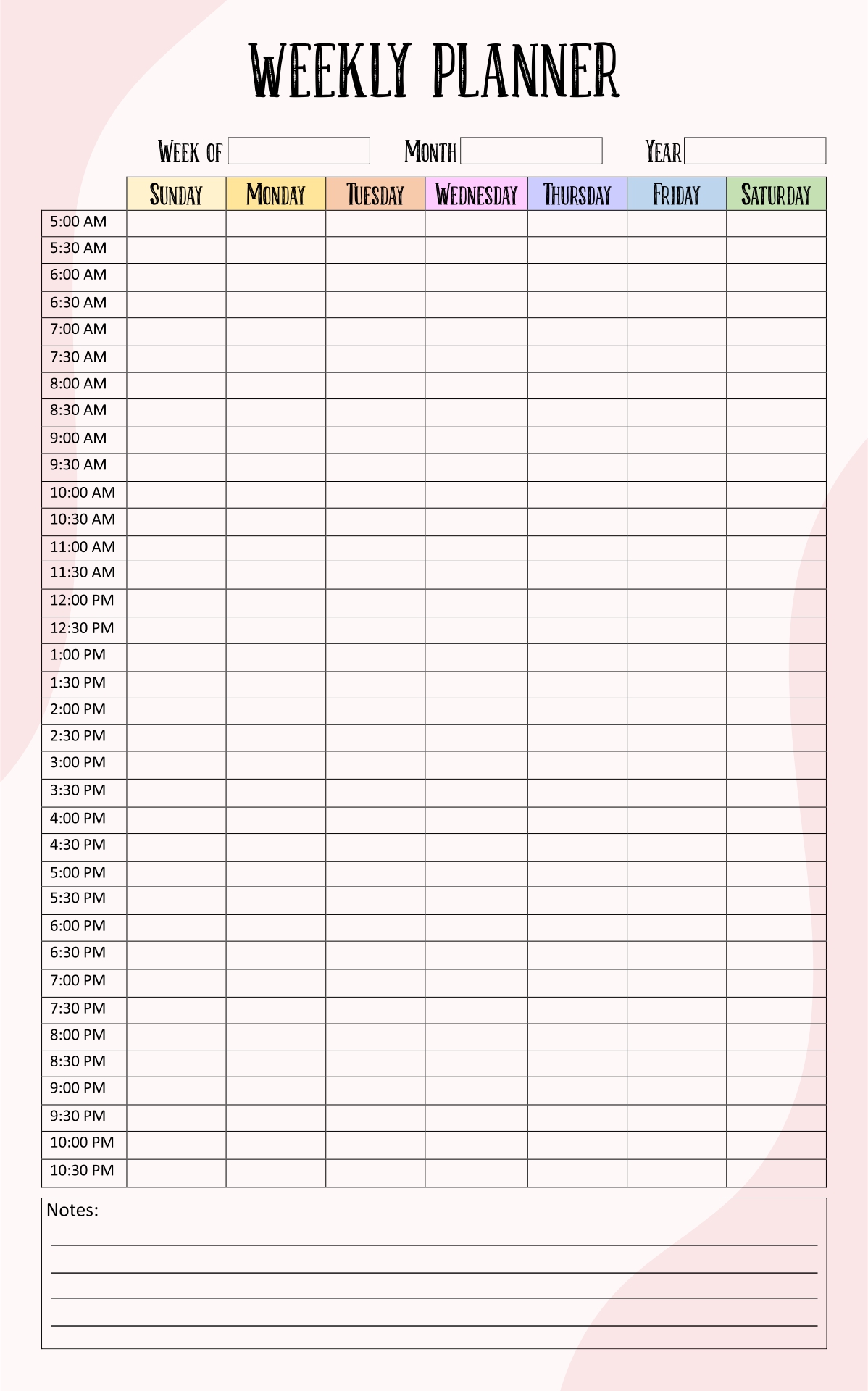 4 Best Images of Free Printable Calendar Schedule Free Printable