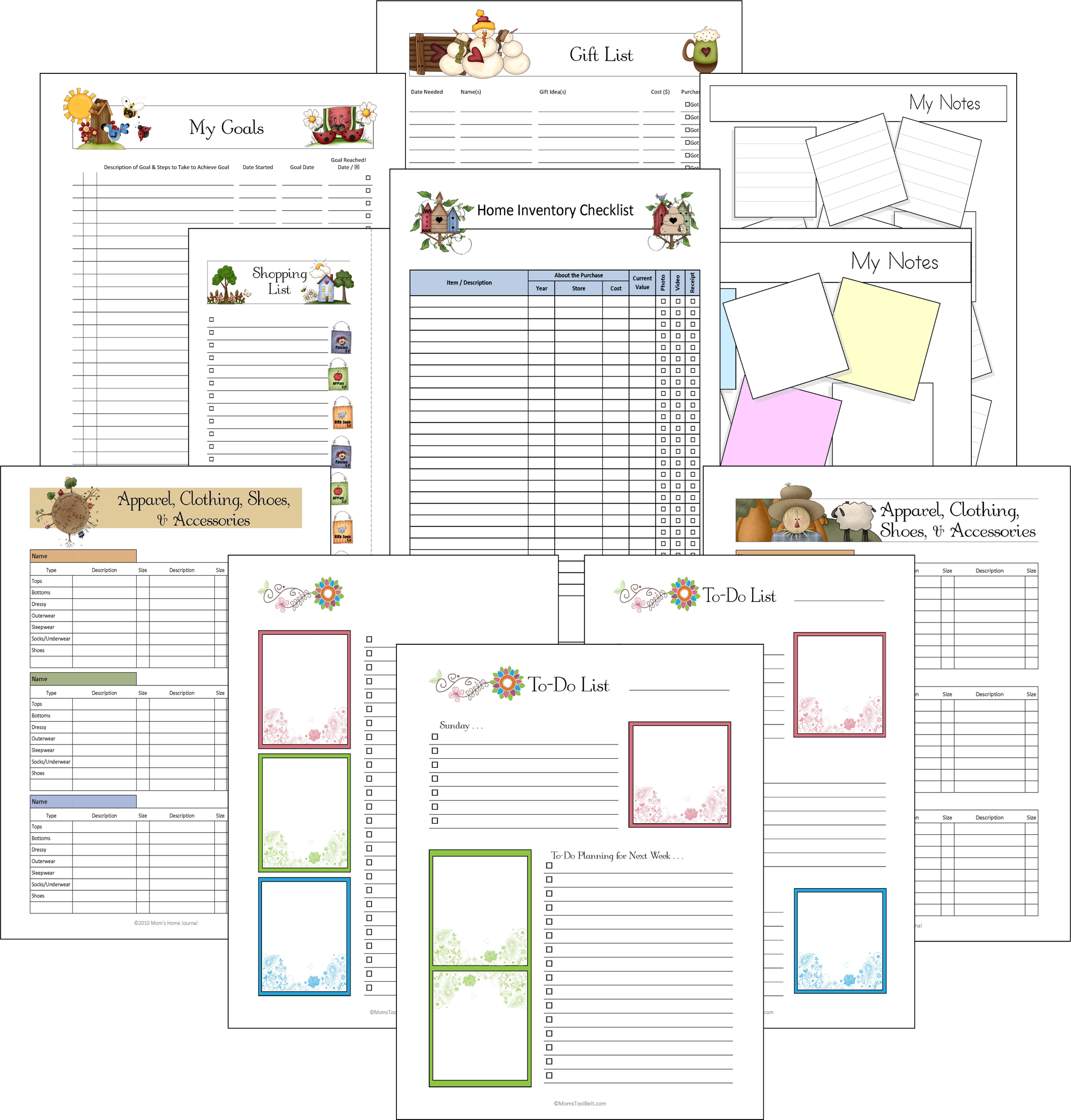 8 Best Images Of Household Notebook Printables And Templates 8-best-images-of-household-notebook-printables-and-templates