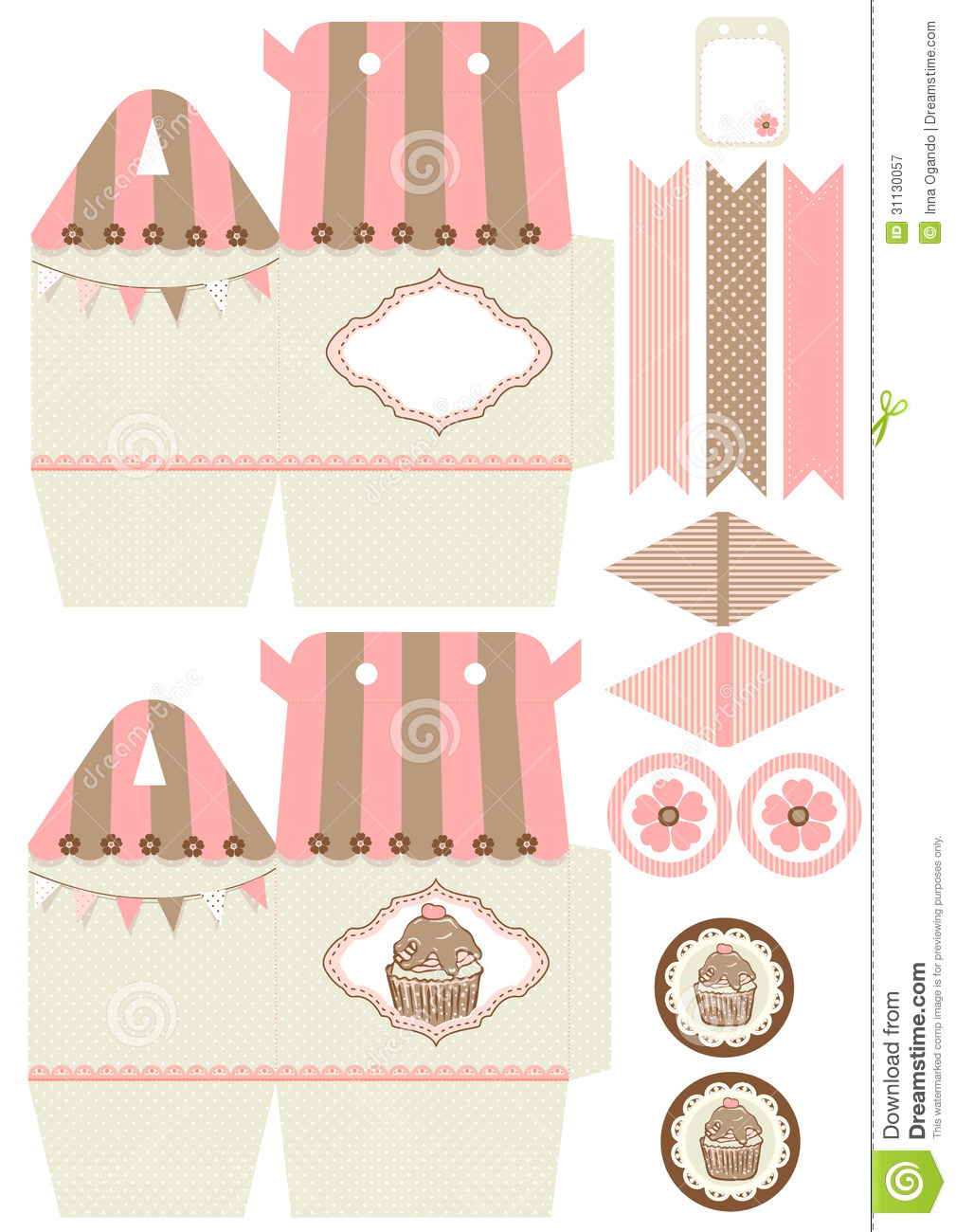 7-best-images-of-cupcake-box-printable-template-cupcakes-boxes