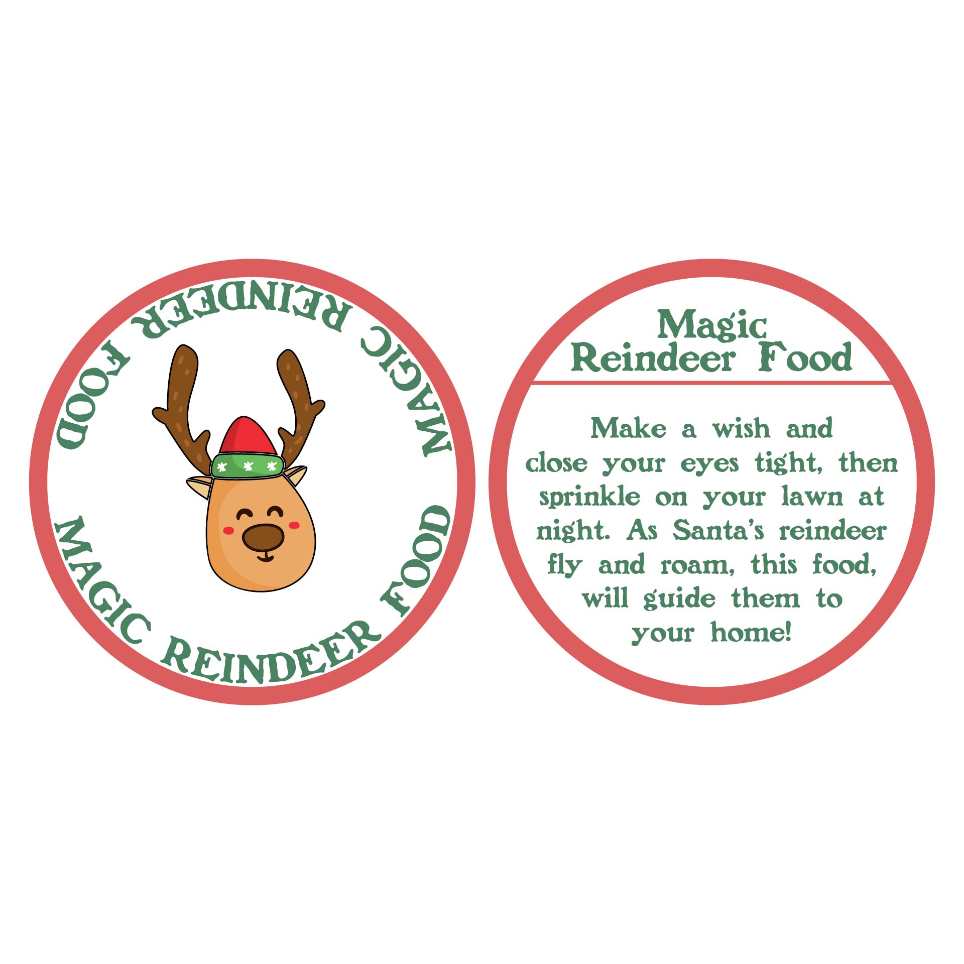 7 Best Images of Magic Reindeer Food Printable Labels Printable Magic