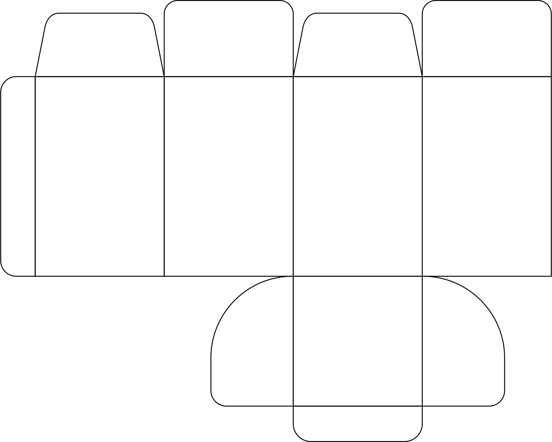 5 Best Images Of Printable Box Template With Lid Printable Paper Box
