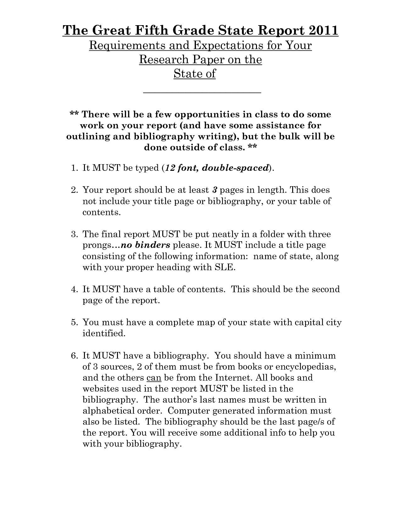 State Research Project Template