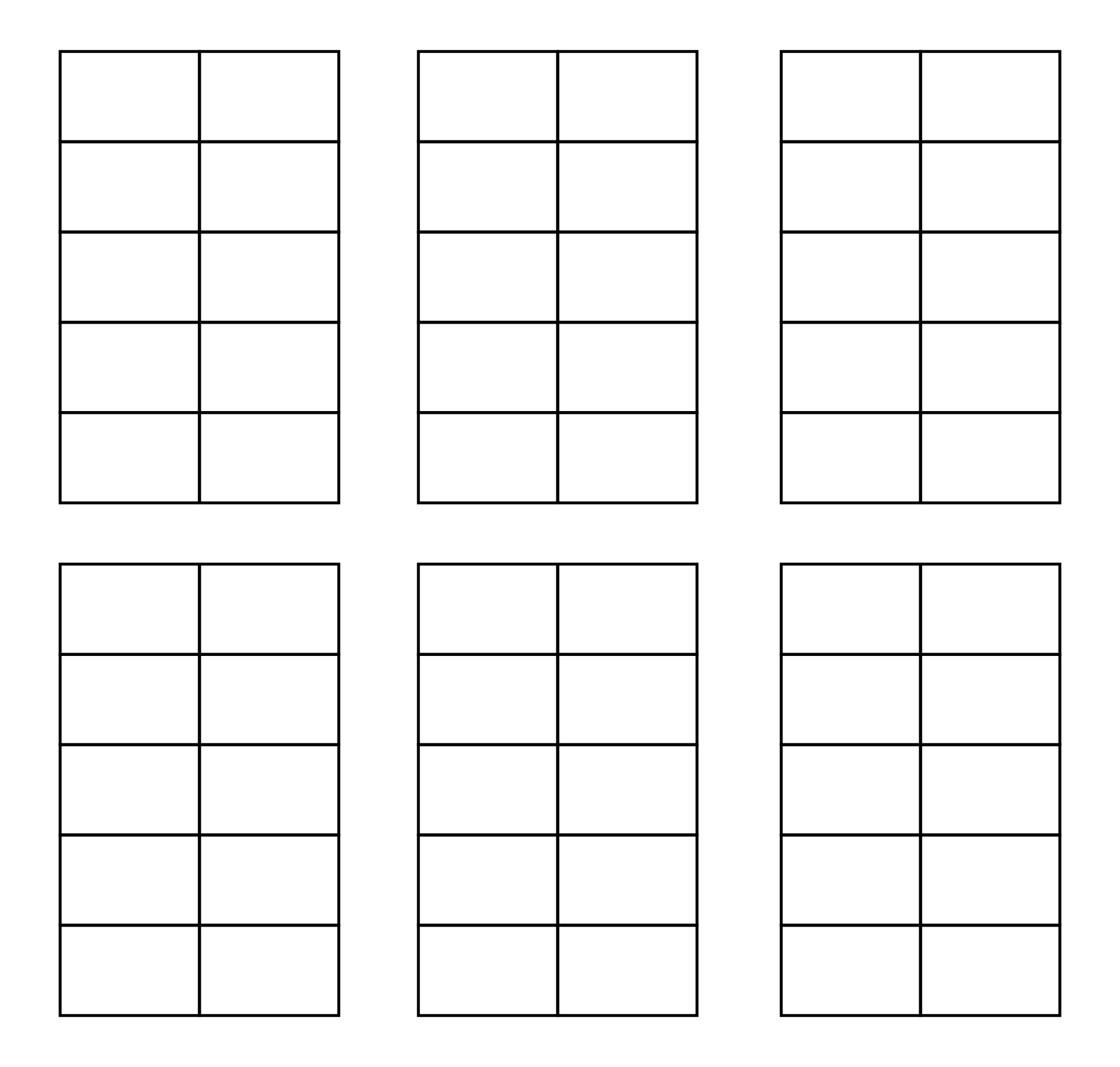 Printable Tens Frames Printable Tens Frames