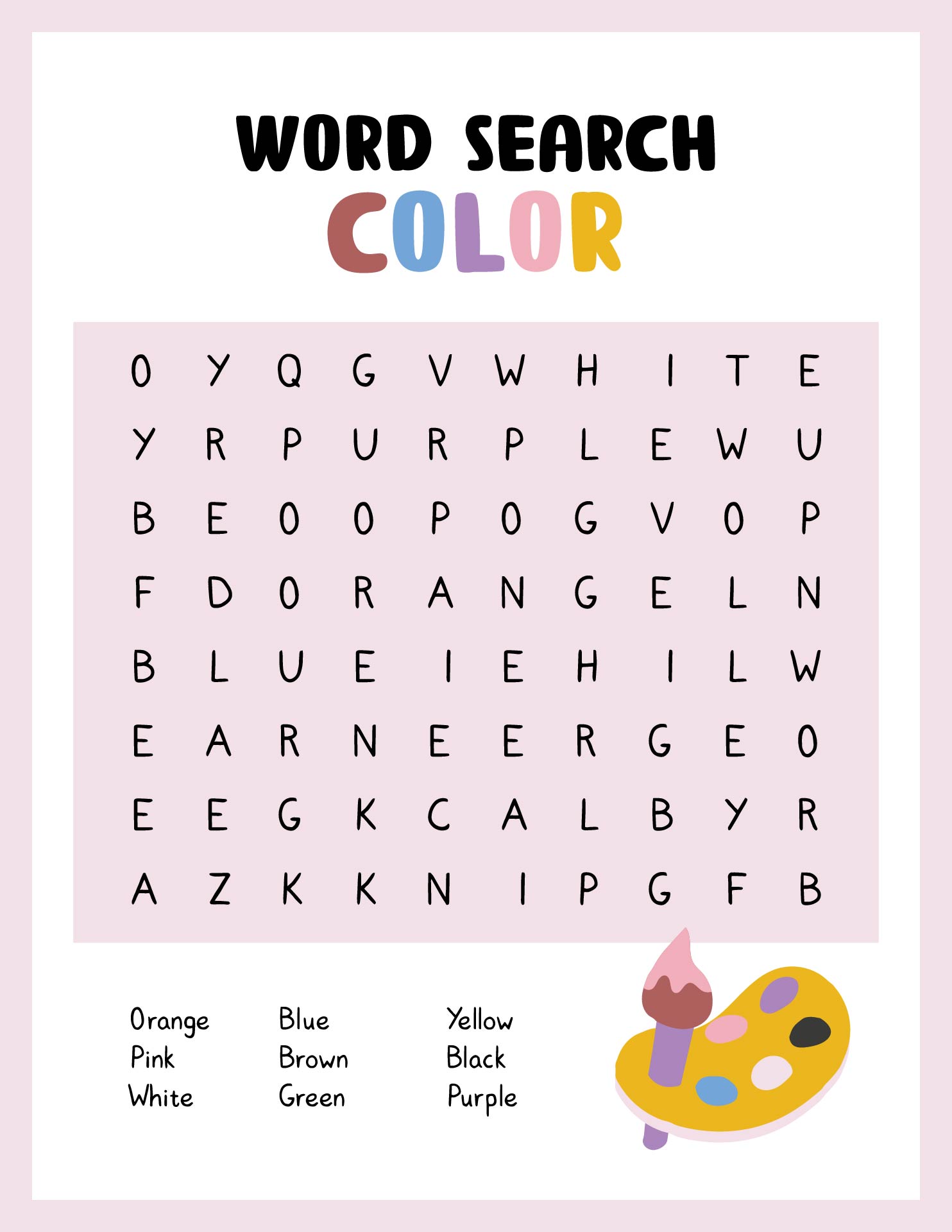 Printable 1st Grade Word Search Cool2bkids Pin On Spring Printables