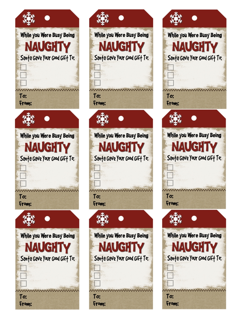 8 Best Images Of Funny Christmas Gift Tags Printable Secret Santa Funny Printable Christmas
