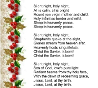 8 Best Images of Christmas Carols Printable  Christmas Carol Song
