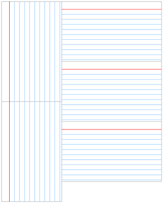 Printable index cards with lines