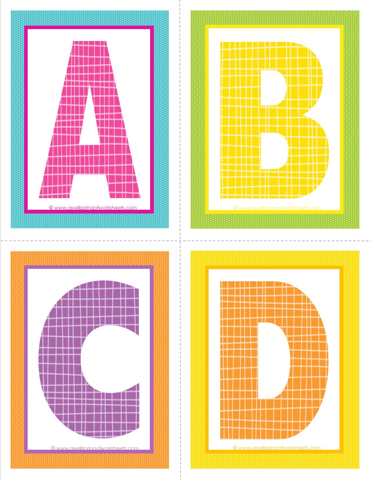 Free Printable Cut Out Alphabet Letters / 7 Best Images of Free