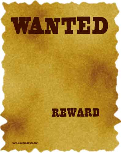 Wanted Poster Template Printable from www.printablee.com