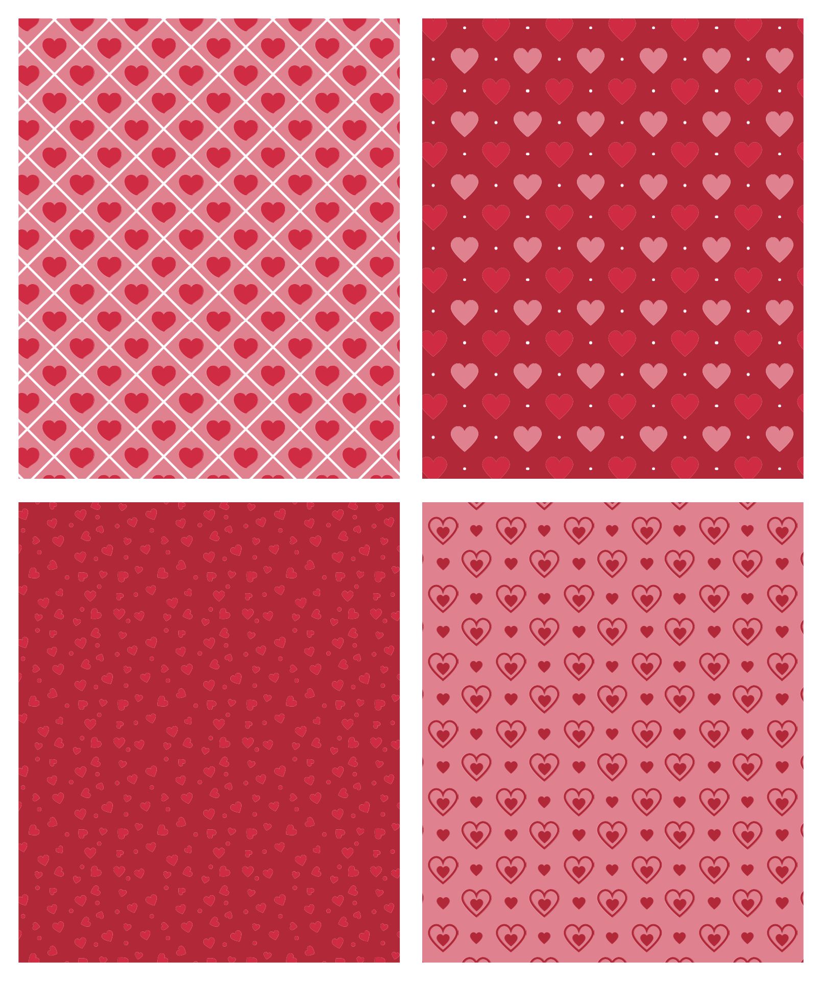 Free Printable Valentine Scrapbook Paper