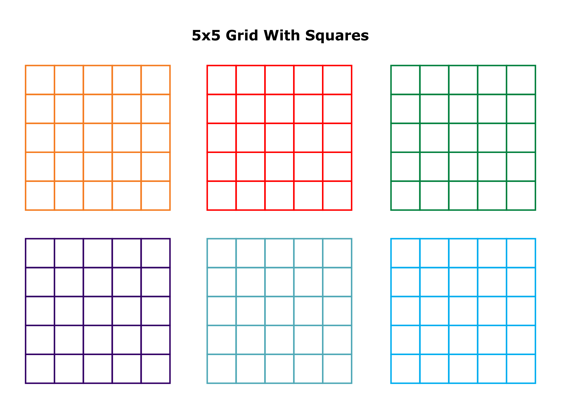 4 Best Images Of Printable 5x5 Grid Inch Printable Grid 5 By 5 Grid 