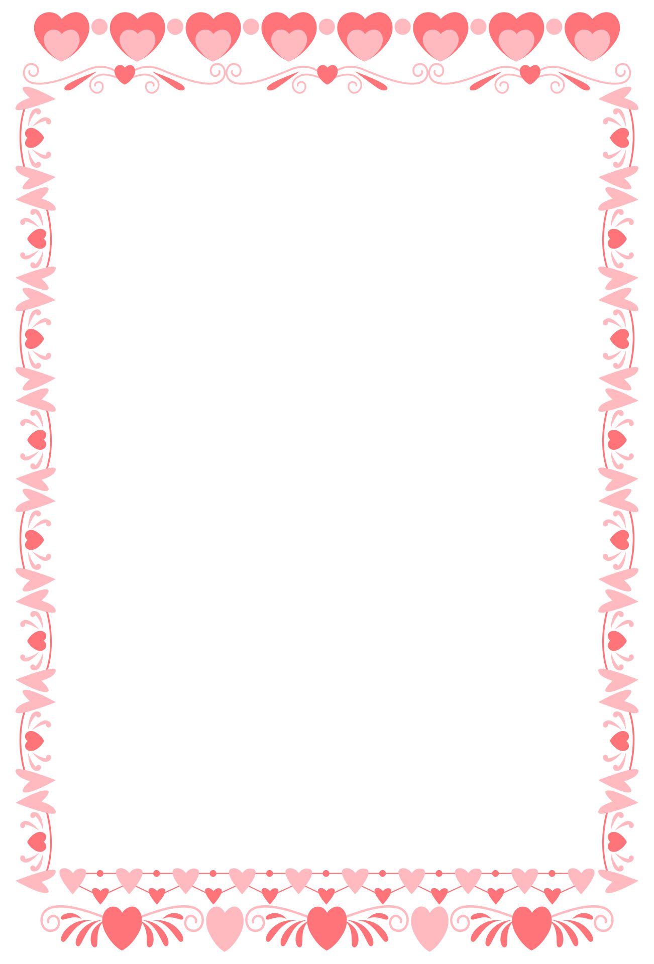 free clip art valentines day heart border - photo #36