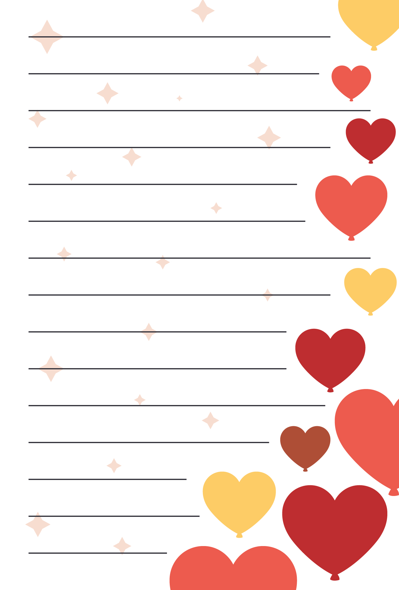 8 Best Images of Printable Paper Love Letter Free Printable Love