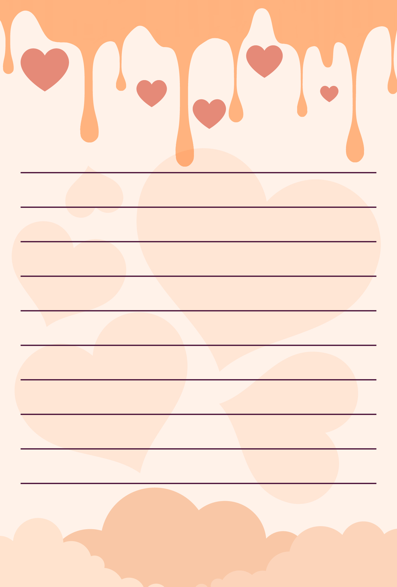 Love Letter Stationery Printable Printable Word Searches