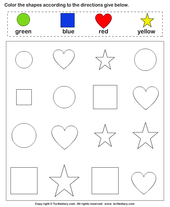 5 Best Images of Toddler Shapes And Colors Printables - Free Toddler