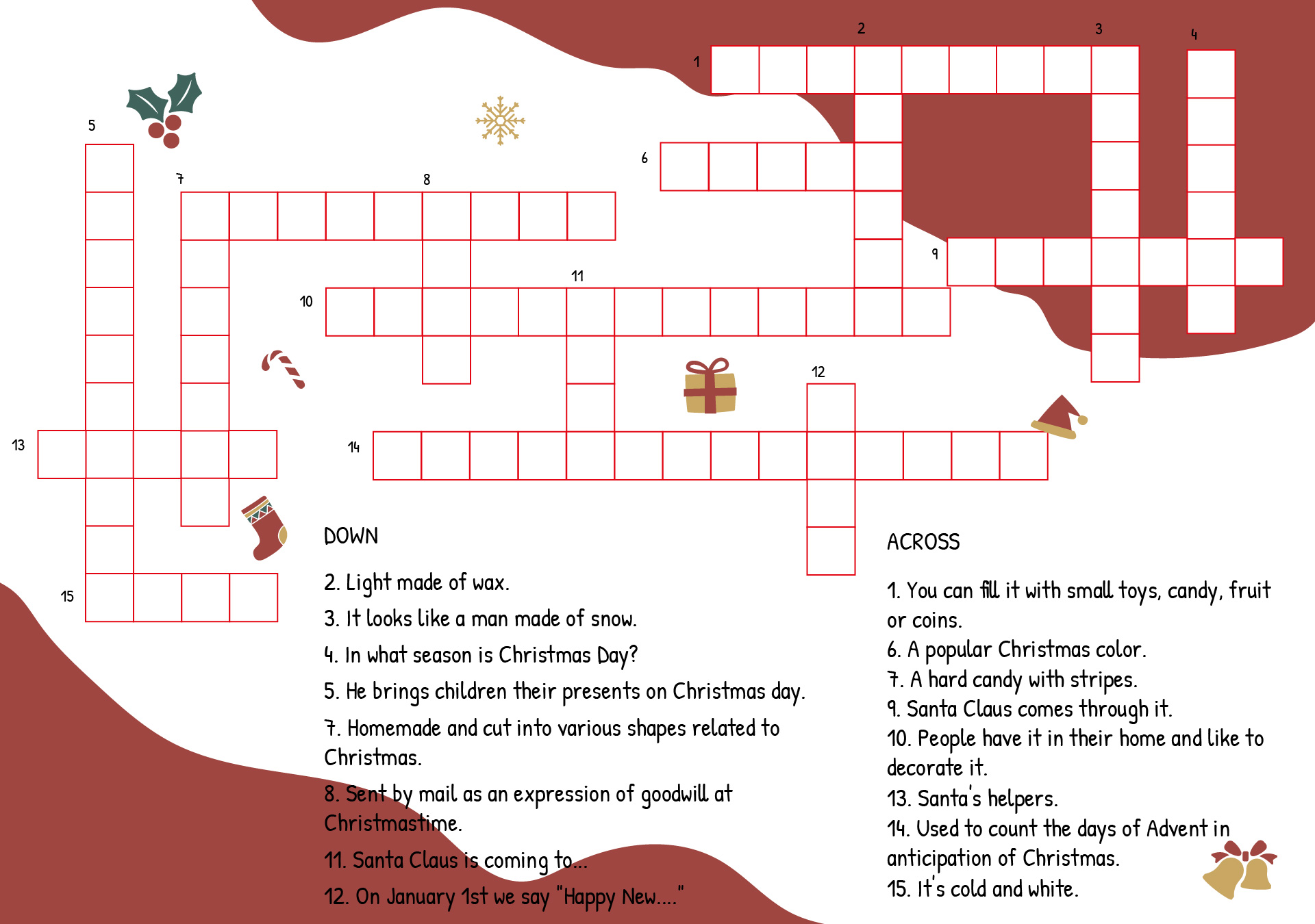 Free Printable Christmas Puzzles For Adults Pdf