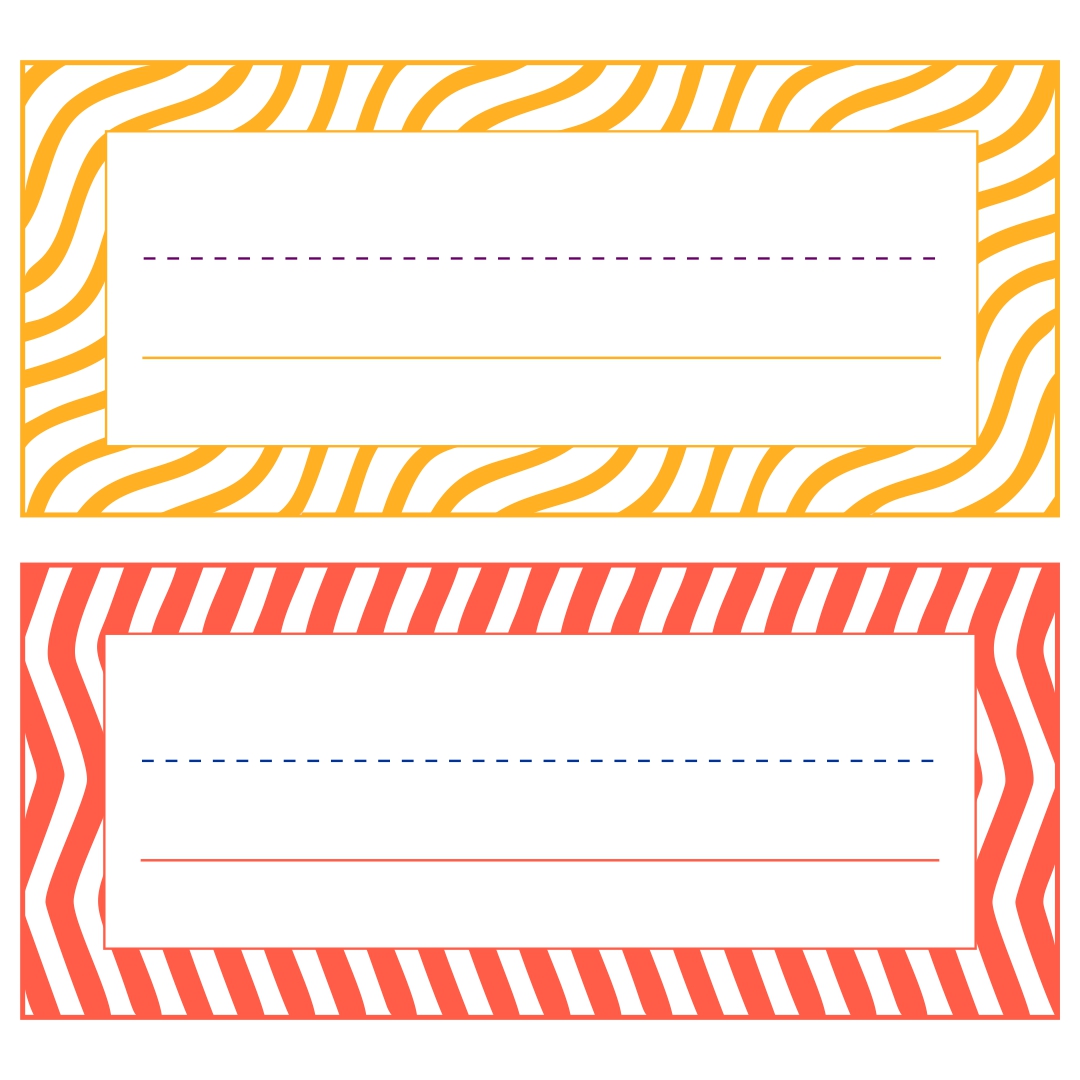 Desk Name Tags Printable