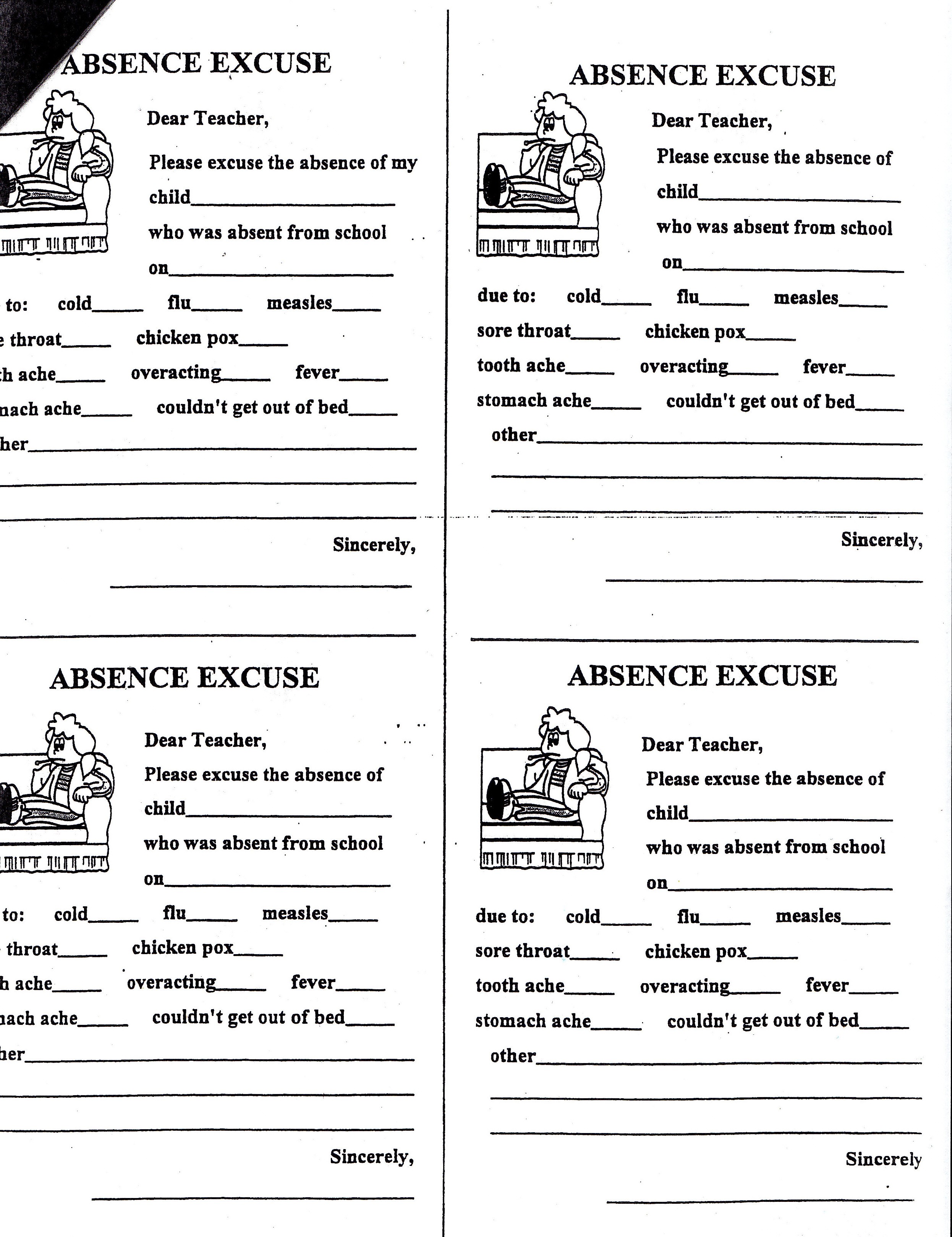 8 Best Images Of Printable For School Absence Excuses School Absence 8-best-images-of-printable-for-school-absence-excuses-school-absence