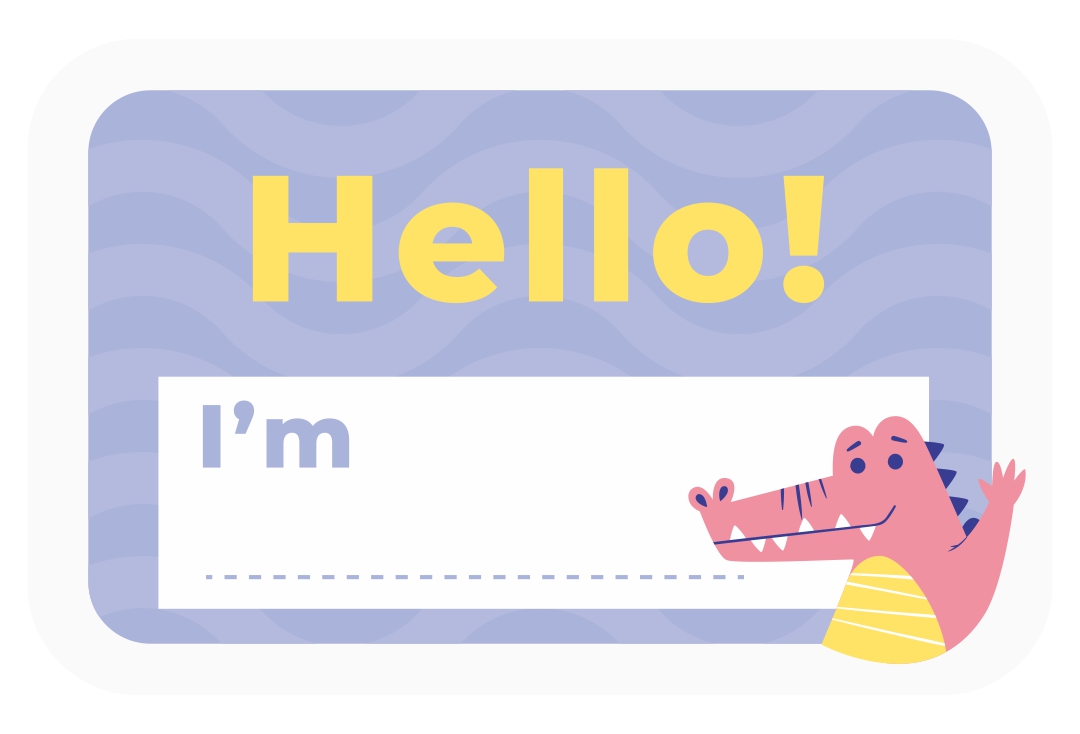 Desk Name Tag Templates CALAIZKA