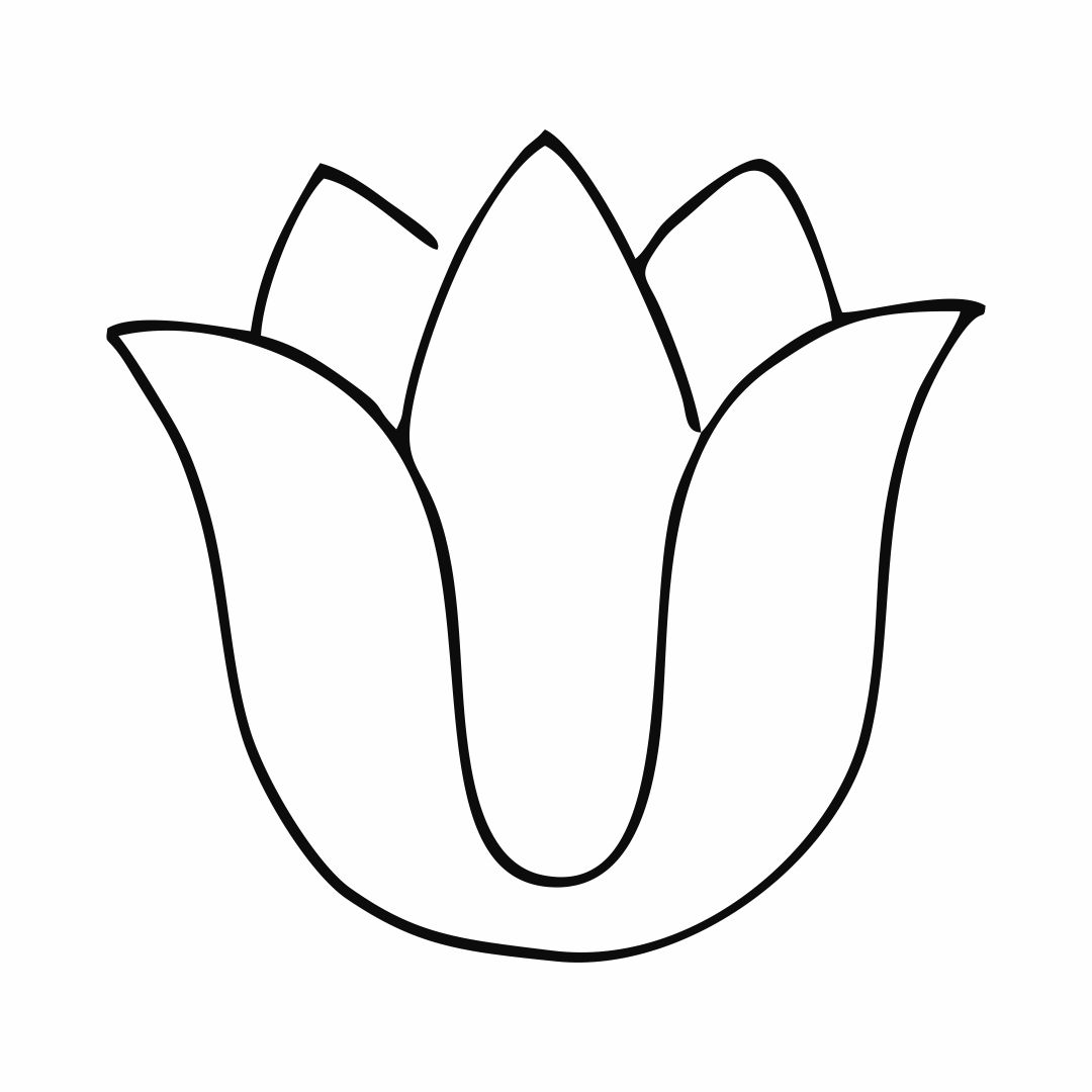 Printable Tulip Flower Template Printable Word Searches