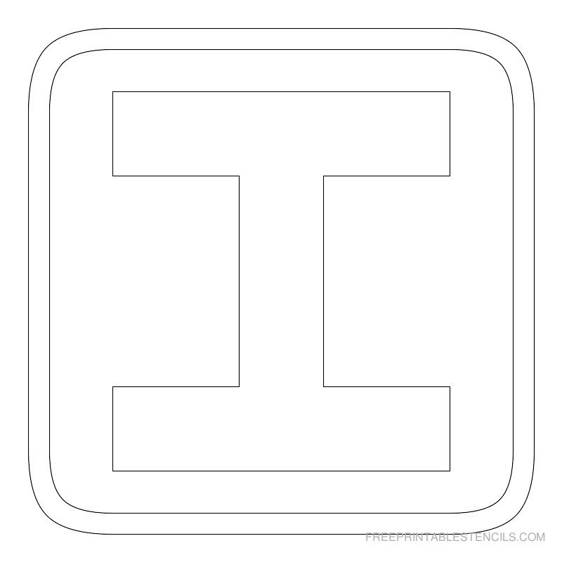 Free Printable Block Letter Templates 6 Best Images Of 2 Inch