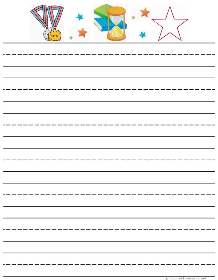 Free Lined Elementary Paper Printables