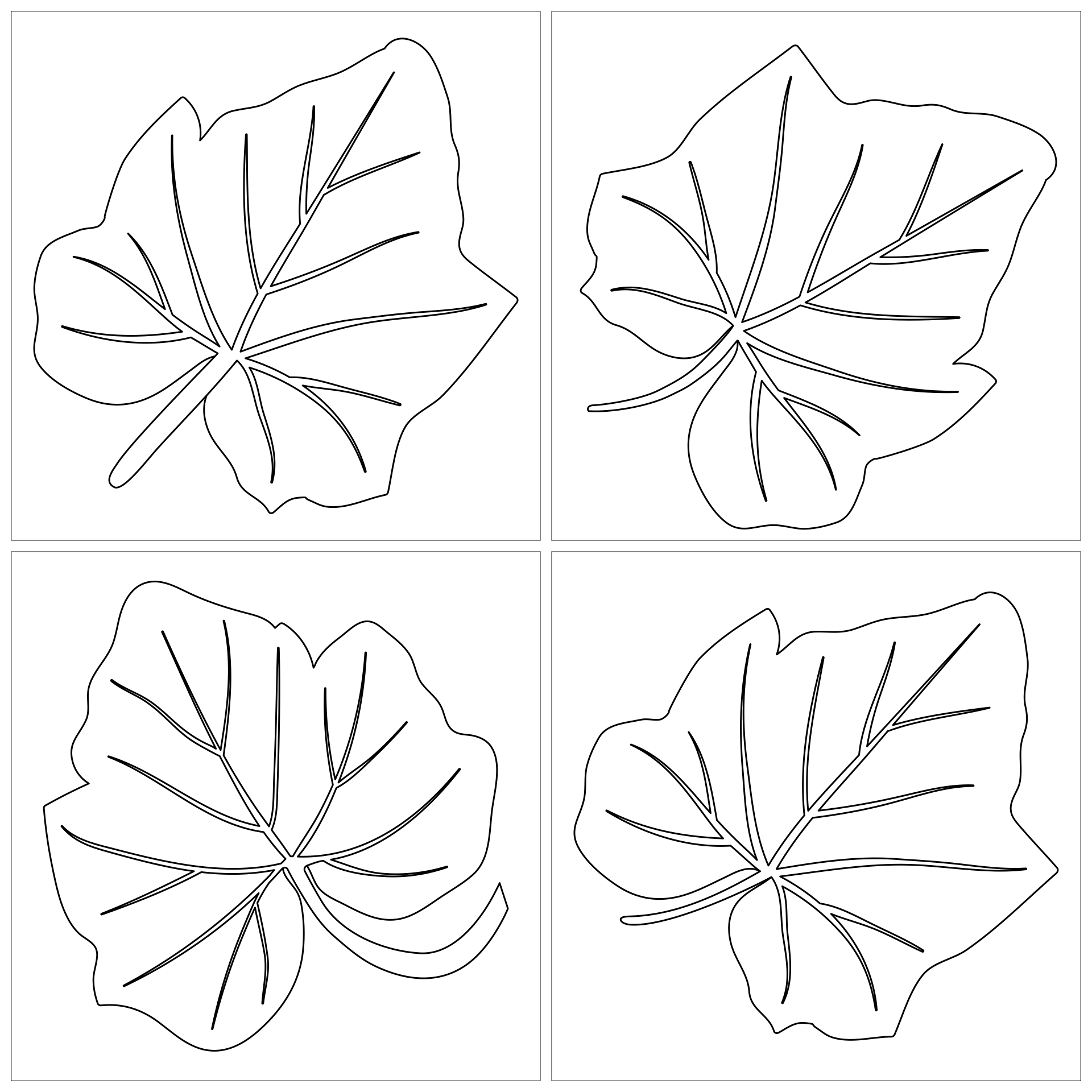 Free Printable Pumpkin Leaf Patterns