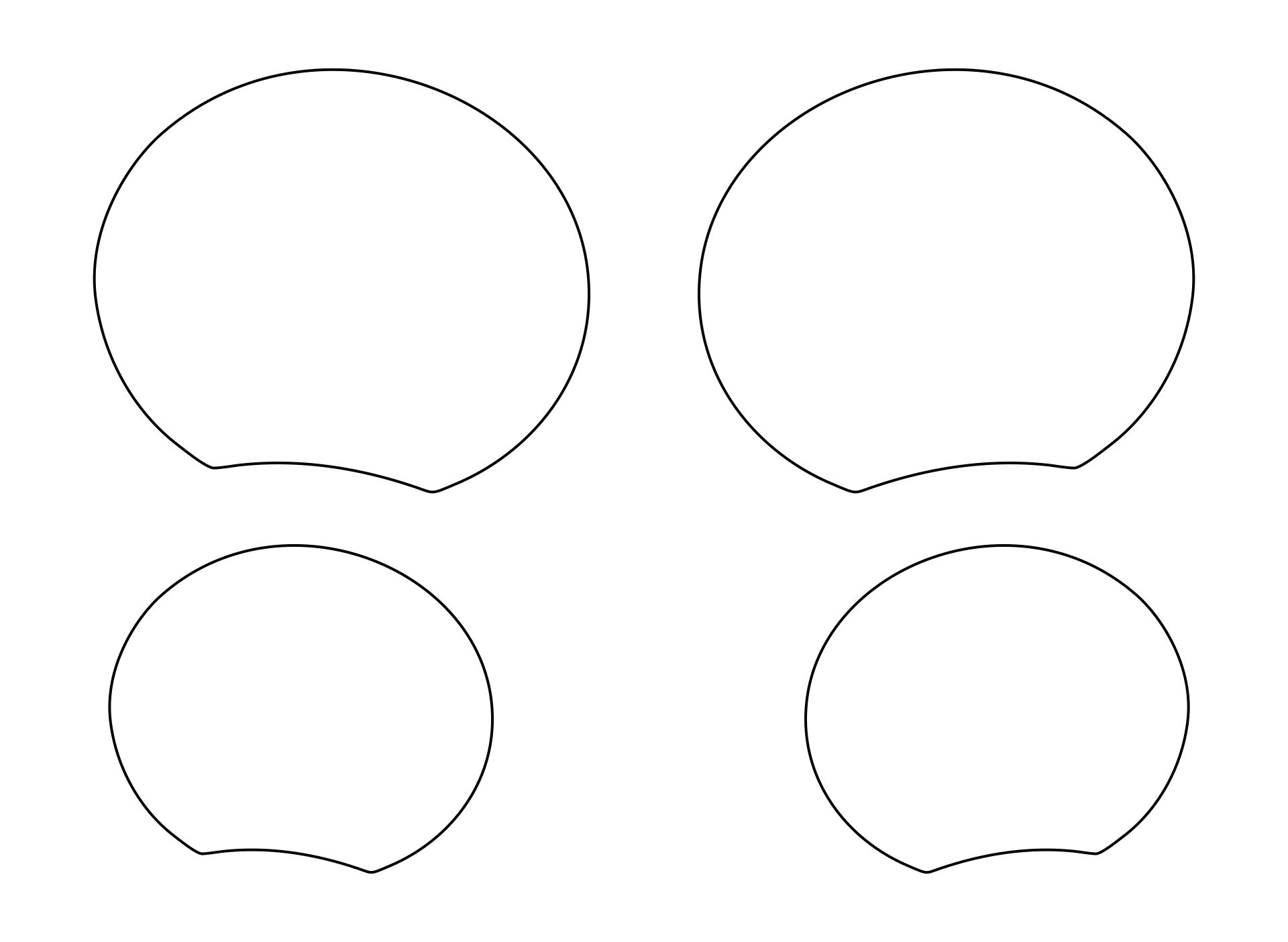 Mickey Mouse Ears Template Printable