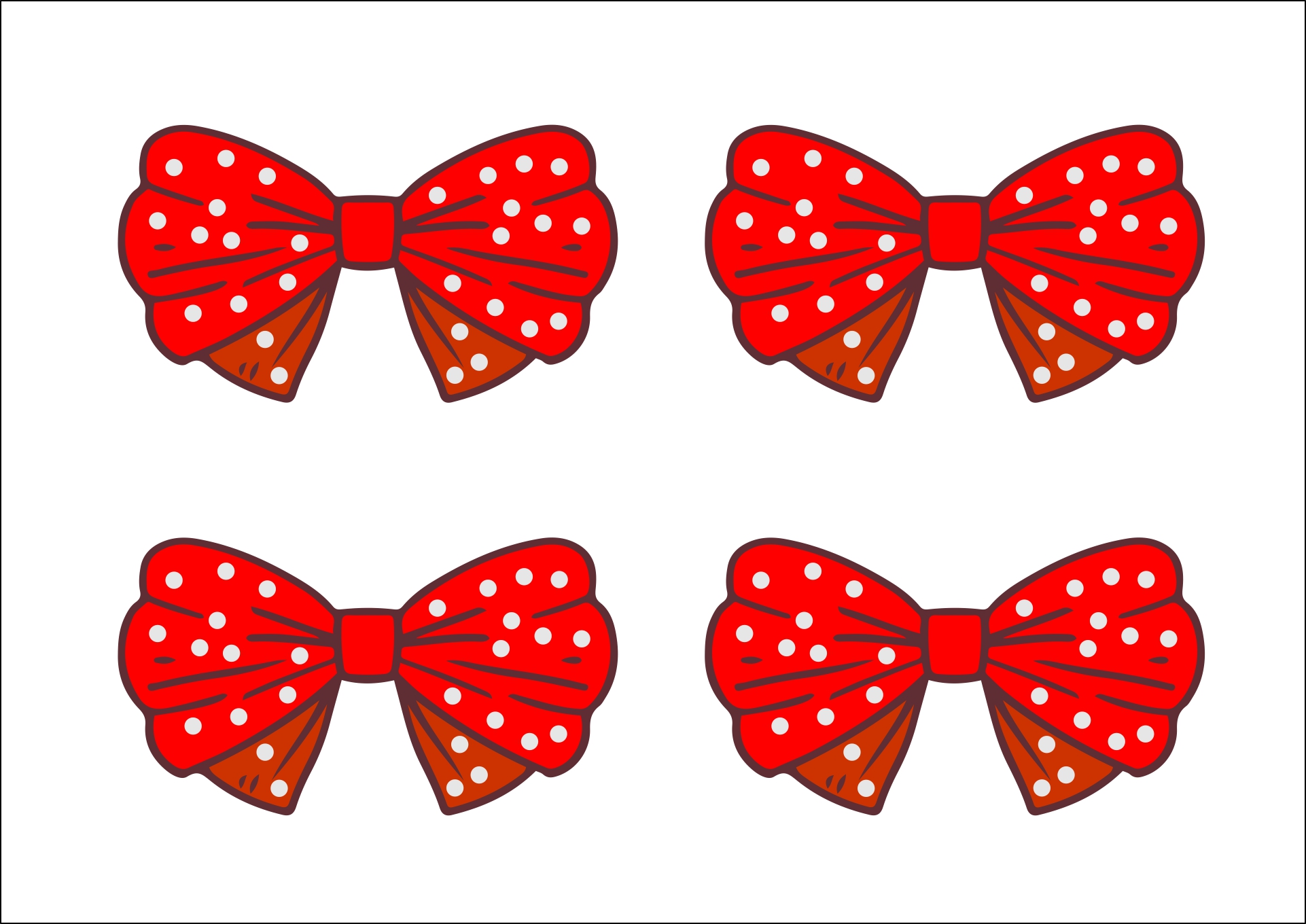 minnie mouse bow template