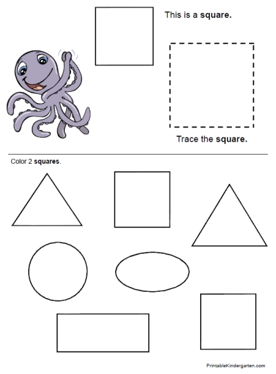 7 Best Images of Printable Shapes Preschool Worksheets - Free Printable