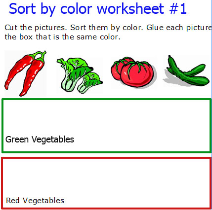 5 Best Images of Printable Preschool Worksheets Sorting  Kindergarten