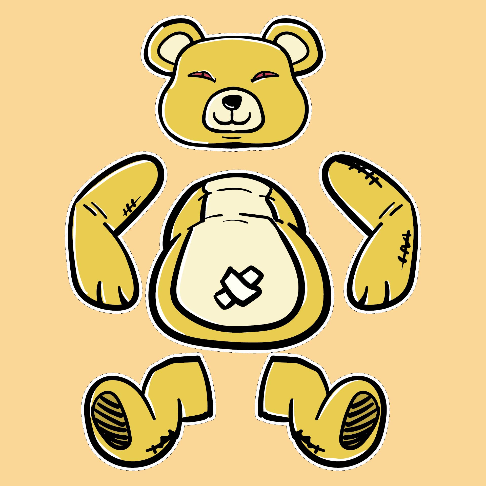 5-best-images-of-printable-teddy-bear-sewing-pattern-teddy-bear