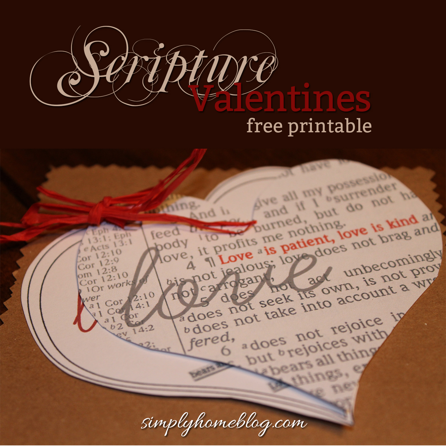 Scripture Valentine Cards Free Printable