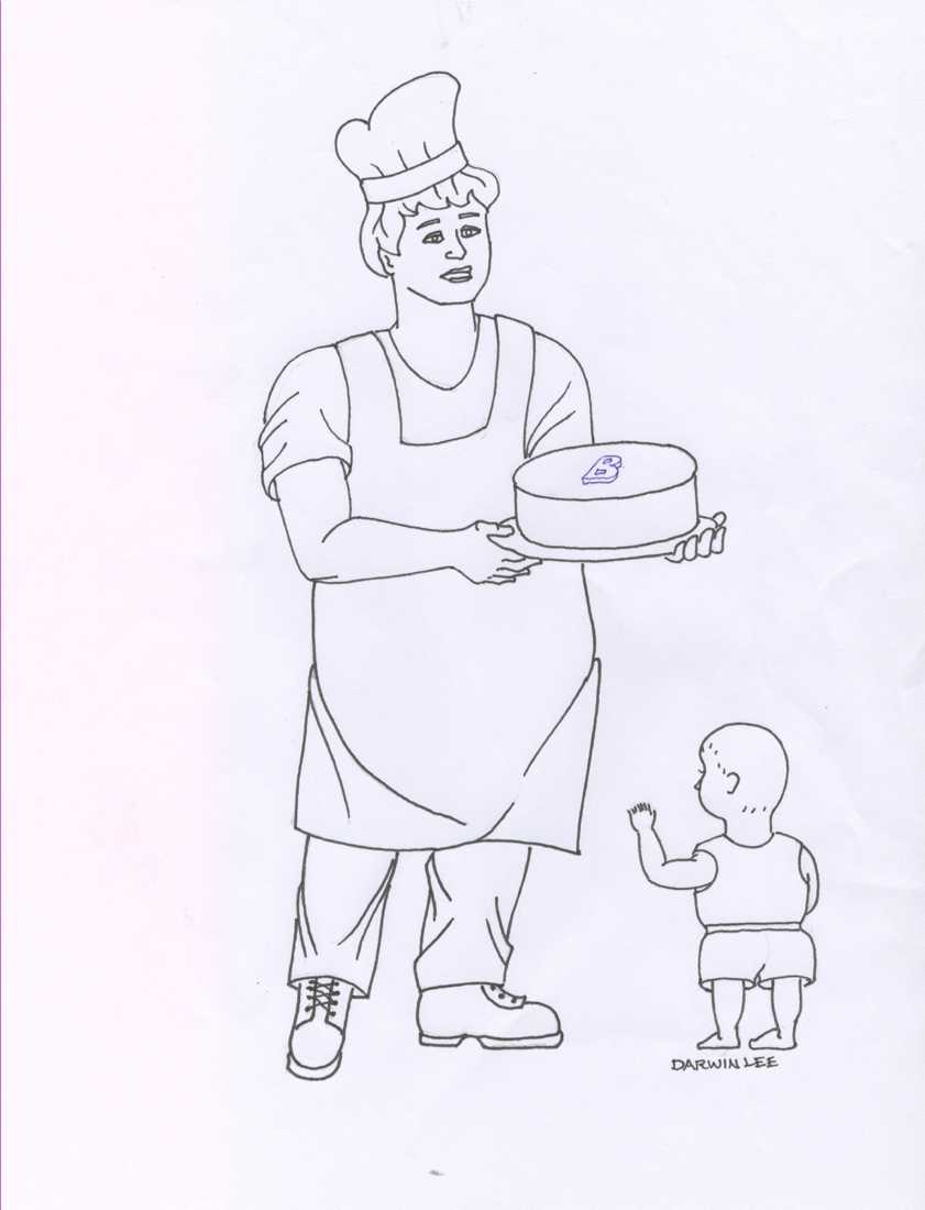 pat a cake nursery rhyme coloring pages - photo #11
