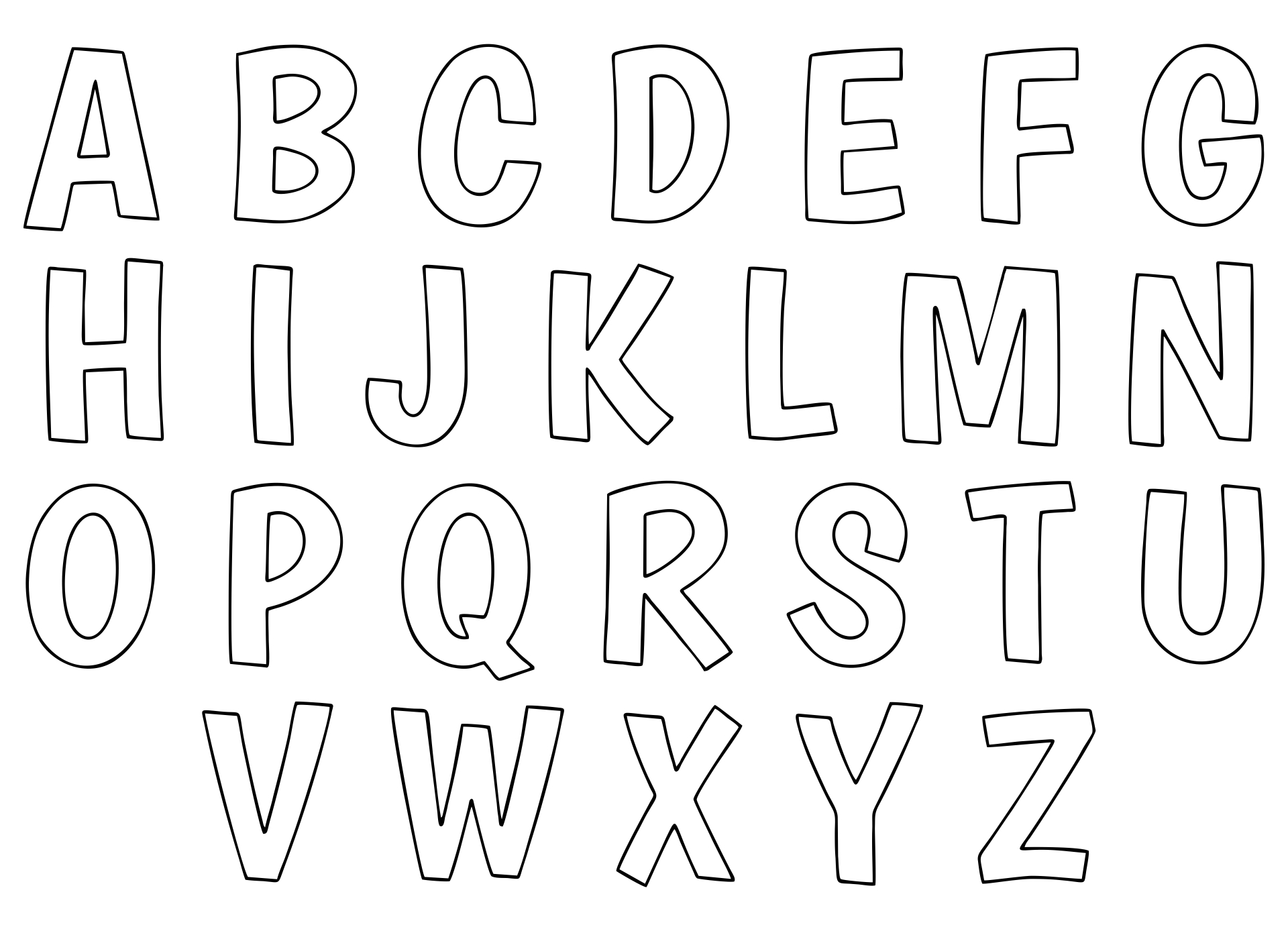 9 Best Images of 2 Inch Alphabet Letters Printable Small Alphabet