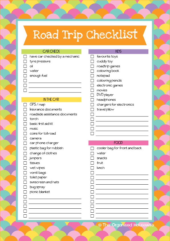 8 Best Images Of Printable Road Trip Planner Free Printable Travel