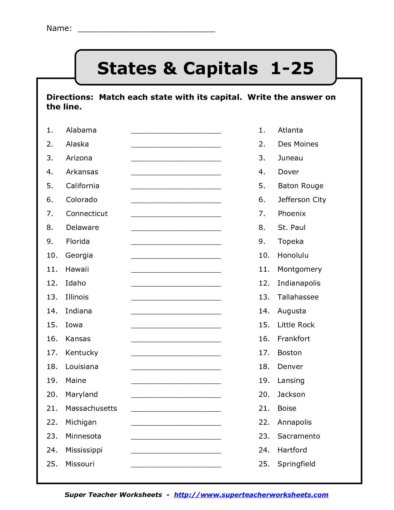 6 Best Images Of Free Printable State Worksheets 50 States Worksheets Printable 50 United 6 Best Images Of Free Printable State Worksheets 50 States Worksheets Printable 50 United
